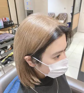 ショート カラー 🌿earth亀有店 【緑髪のノブ】🌿のヘアスタイル