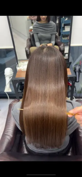 ロング youres hair 髪質改善トリートメント&ヘッドスパ　恵比寿本店所属・恵比寿/ブリーチ/ 髪質改善/フミヤのヘアスタイル