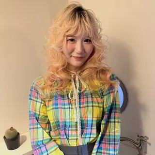 ロング ORGN.所属・りね🪐グランジ /y2k/平成ギャルのヘアスタイル