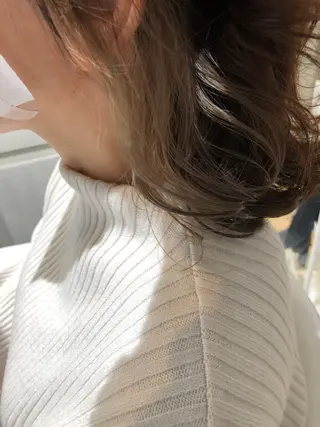 ミディアム -5歳大人ﾊｲﾗｲﾄ ✨津嘉山のヘアスタイル
