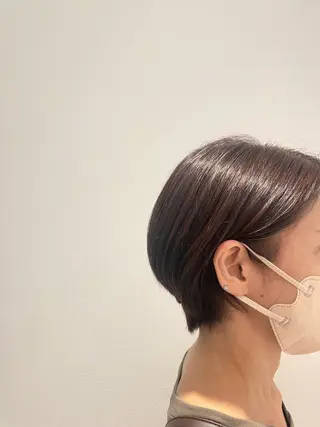 ショート カラー 堀 ゆきみのヘアスタイル