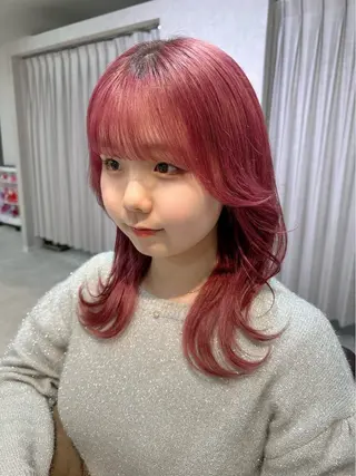 セミロング カラー LICO HAIR＆RELAXATION 名駅店所属・メンズ特化美容師/ パーマ/波巻き/陸翔のヘアスタイル