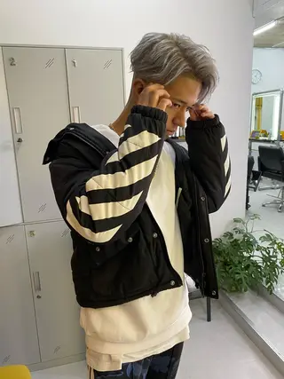 カラー メンズ 断髪刈舞所属・大月 優汰のヘアスタイル
