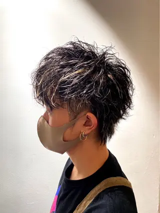 メンズ INCE  HAIR 梅田　長町　至のヘアスタイル