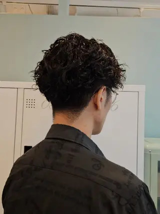 メンズ パーマ ミク🇰🇷 /Agu hairのヘアスタイル