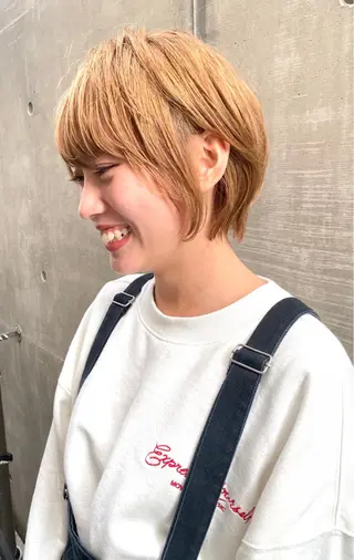ショート 会田 渡夢のヘアスタイル
