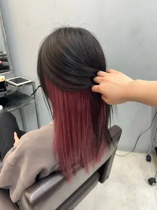 ミディアム カラー hair atelier OZ桑野店所属・阿佐見 若菜のヘアスタイル