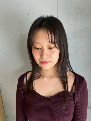 ロング まるやま ゆいかのヘアスタイル