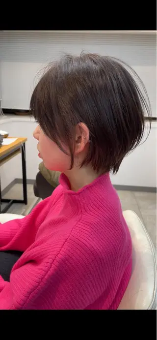 ショート neaf六本木所属・韓国風レイヤー ショート/犬塚 優介のヘアスタイル