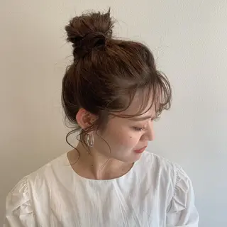 ヘアアレンジ MARU レイヤー/パーマのヘアスタイル