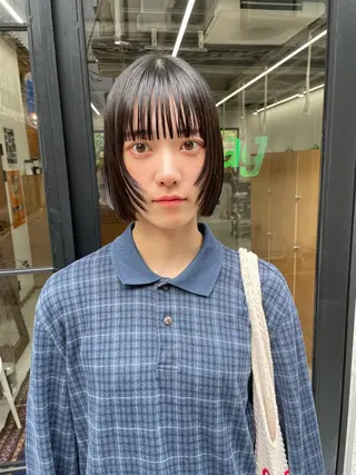 ミディアム カラー パーマ ヘアアレンジ メンズ tatsumi/ボブ ウルフ/レイヤーのヘアスタイル