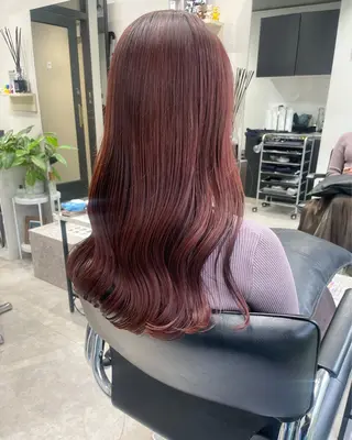 ロング 🌸インナーカラー 🌸藤井春華のヘアスタイル