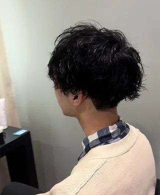 ショート パーマ メンズ メンズ特化／韓国風 /江戸谷大晴のヘアスタイル