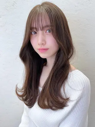 ロング カラー 韓国ヘア×髪質改善 /yoshikaのヘアスタイル