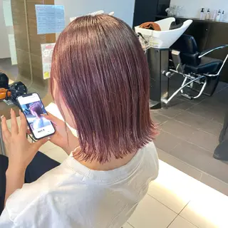 ミディアム カラー 透明感カラー/ 寺田千雅子のヘアスタイル