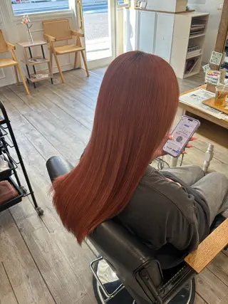 ロング カラー 🧸京橋Wカラー ほそいけいこ🧸のヘアスタイル
