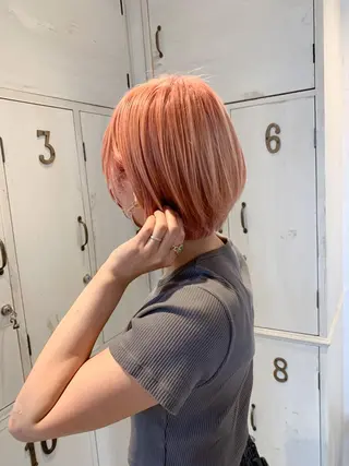 ショート カラー ヘアアレンジ 齊藤 優のヘアスタイル