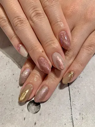 ネイル imymemine所属・渡邊 束紗のネイルデザイン