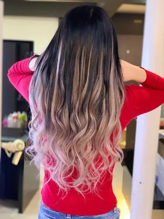 ロング ReHyd BEAUTÉ salon&store 心斎橋店所属・❤️MASAKO❤️ 🌸🩷エクステ🩷のヘアスタイル