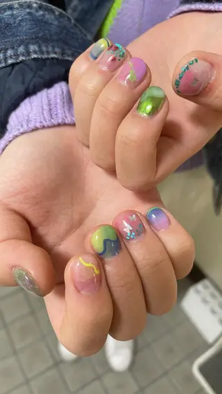 ネイル 栗田 ゆう子のネイルデザイン