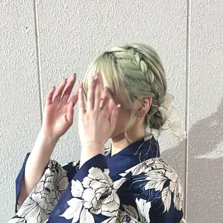 ヘアアレンジ 0円カットモデル募集 /韓国風/吉田 響歌のヘアスタイル