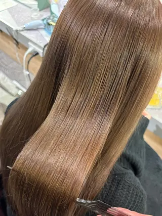 セミロング 札幌中央区縮毛矯正 美容師遠藤龍雅のヘアスタイル