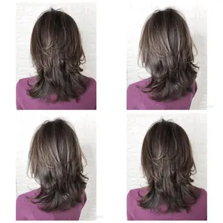 ミディアム カラー KIZU 髪質改善 オカルト怪談のヘアスタイル