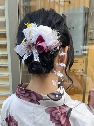 ヘアアレンジ 渋谷／ ＭＩＹＵのヘアスタイル