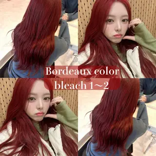 ロング カラー 💘韓国カラー💘 クルミのヘアスタイル