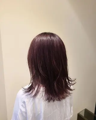 セミロング カラー 木村 直哉のヘアスタイル