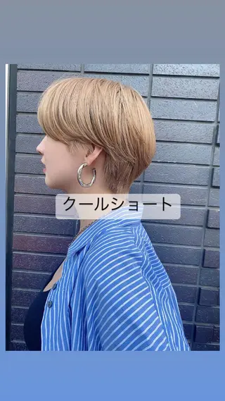 ショート 👑毛流れ、艶髪◉ 縮毛矯正錦糸町ヒガシのヘアスタイル