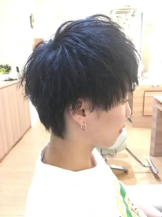 ショート カラー メンズ メンズカット 三村洸斗のヘアスタイル