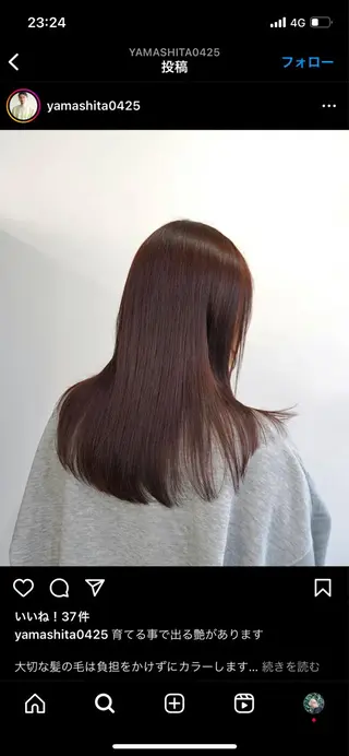 ミディアム カラー ヘアアレンジ メンズ 💐ナチュラルヘア Kroda💐のヘアスタイル