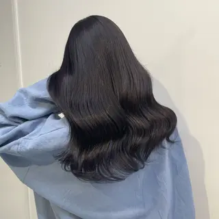 ロング カラー 💙ハイトーン韓国風 色白ヘア💙manaのヘアスタイル