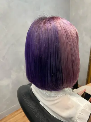 ショート カラー 垢抜けハイトーン×ブ ロウリストAZUKIのヘアスタイル