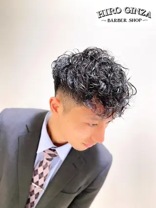 ショート パーマ HIROGINZA神楽坂店所属・【パーマ指名No1】 浅野空人のヘアスタイル