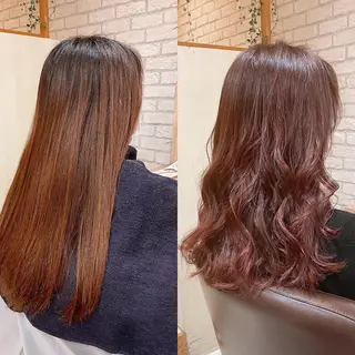 ロング カラー 清水 有実子のヘアスタイル