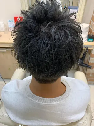 ショート カラー メンズ 赤澤 海斗のヘアスタイル