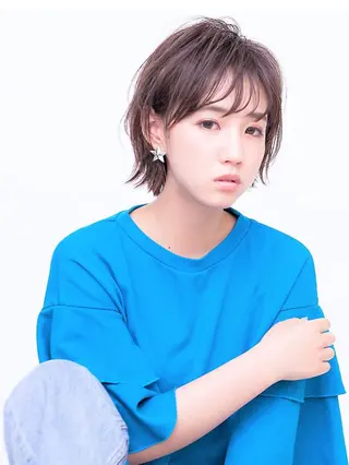 ショート カラー 高濃度水素/髪質改善 /柳原大輝のヘアスタイル