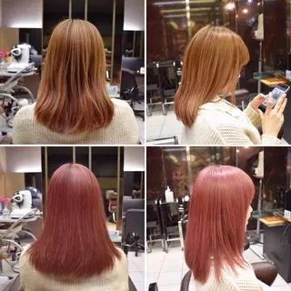 セミロング カラー 中川 拓弥のヘアスタイル