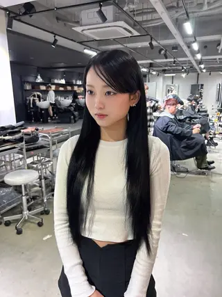 ロング 髪質改善大阪/ 酸性縮毛矯正/ゆうとのヘアスタイル