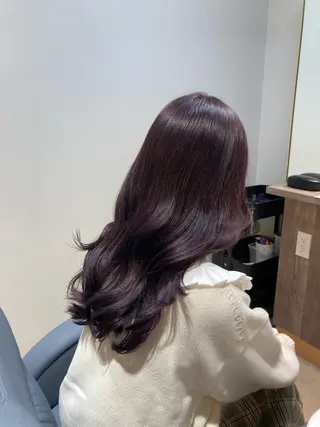 ロング カラー ピンクカラー🎀 米津 美佑のヘアスタイル