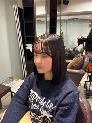 ミディアム カラー 坂本奈都美 🎀のヘアスタイル