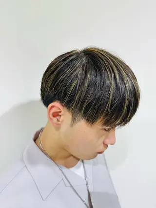 カラー メンズ AQICE所属・成海 ありさのヘアスタイル
