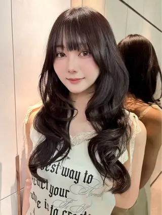 ロング Lond profil 浦和所属・設樂彩乃 /浦和/韓国ヘアのヘアスタイル