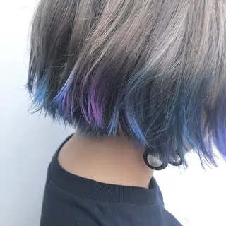 ミディアム カラー ハネエクステ表参道/ 羽エクステSpicaのヘアスタイル