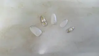 セミロング ロング ネイル nail salon Blancのネイルデザイン