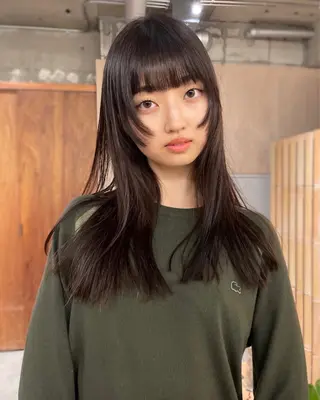ロング 森田 博樹のヘアスタイル