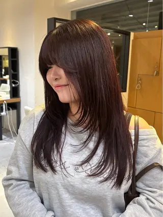 ロング MASHU Grandvase所属・めい/ボブ/ カットモデル無料のヘアスタイル