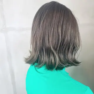 ミディアム 河野 圭三のヘアスタイル